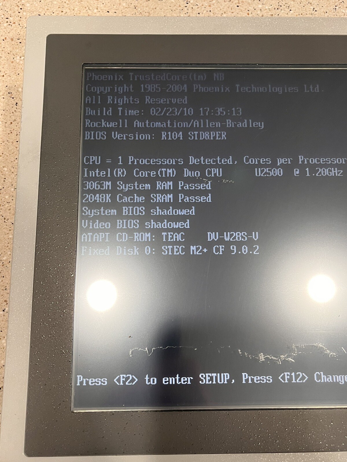 US SELLER Allen Bradley 1500P 6181P-15TPXP Integrated Display #2 W/ SCRATCHES