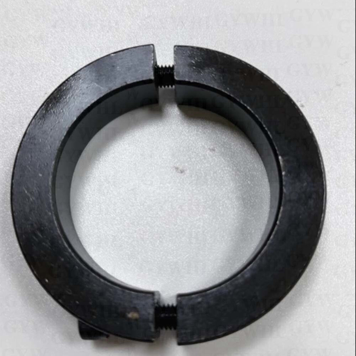 Black 45# Steel Clamp Collar Double Split 6mm To 150mm Shaft Collar With Bolts