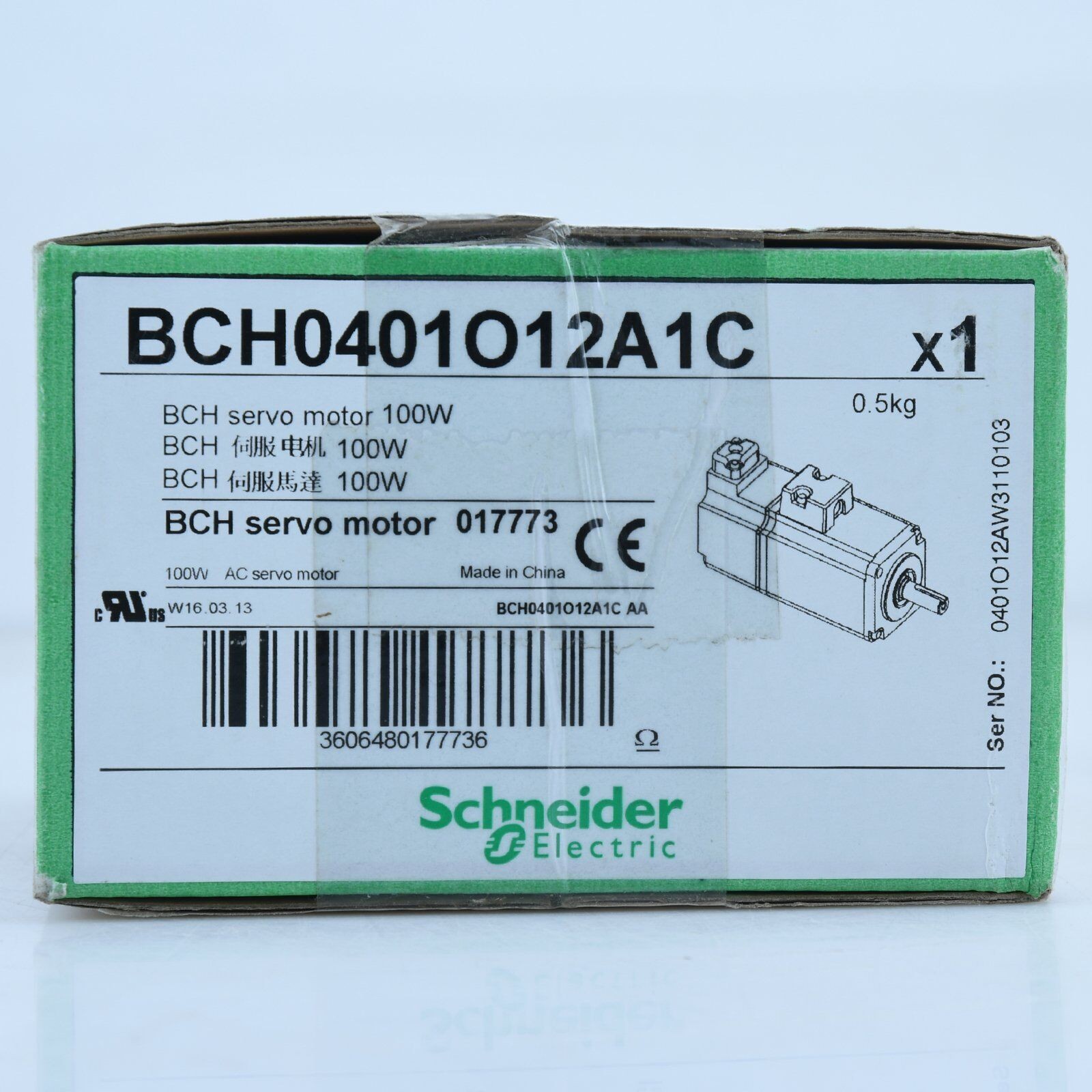 cx1pcs NEW in box BCH0401O12A1C Servo motor BCH0401O12A1C free shipping