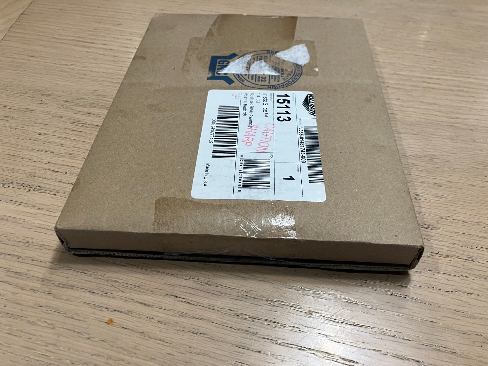 15113 Vollrath Blade Assembly 1/4Scalpd I.S Genuine OEM VOL15113 NEW!