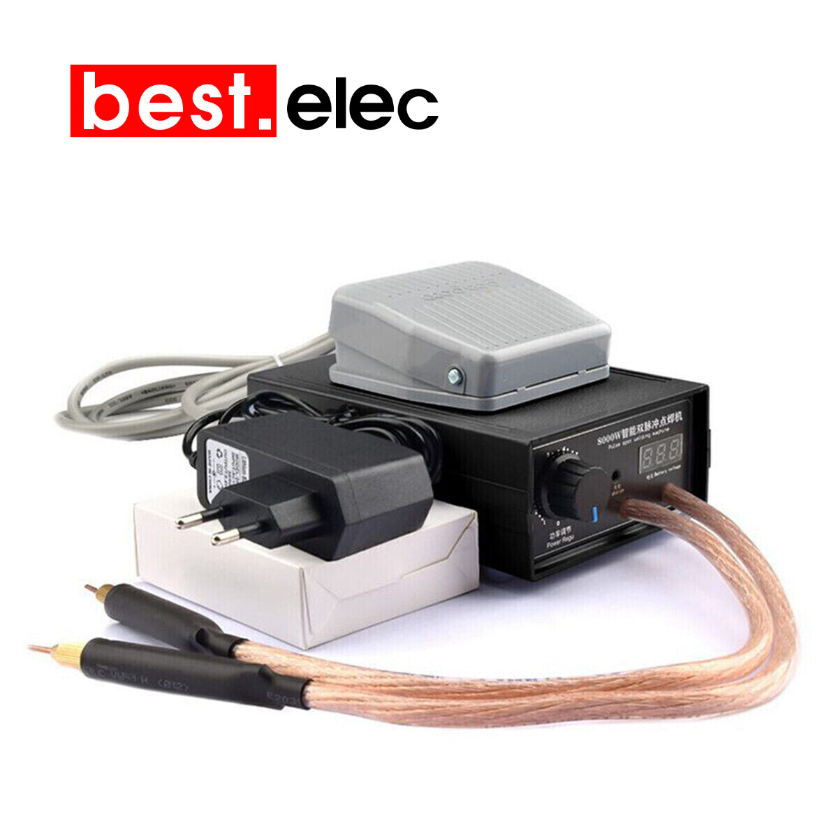 8000W DIY Mini Spot Welder Machine Kit 18650 Battery Spot Welding Pen Tools NeJK