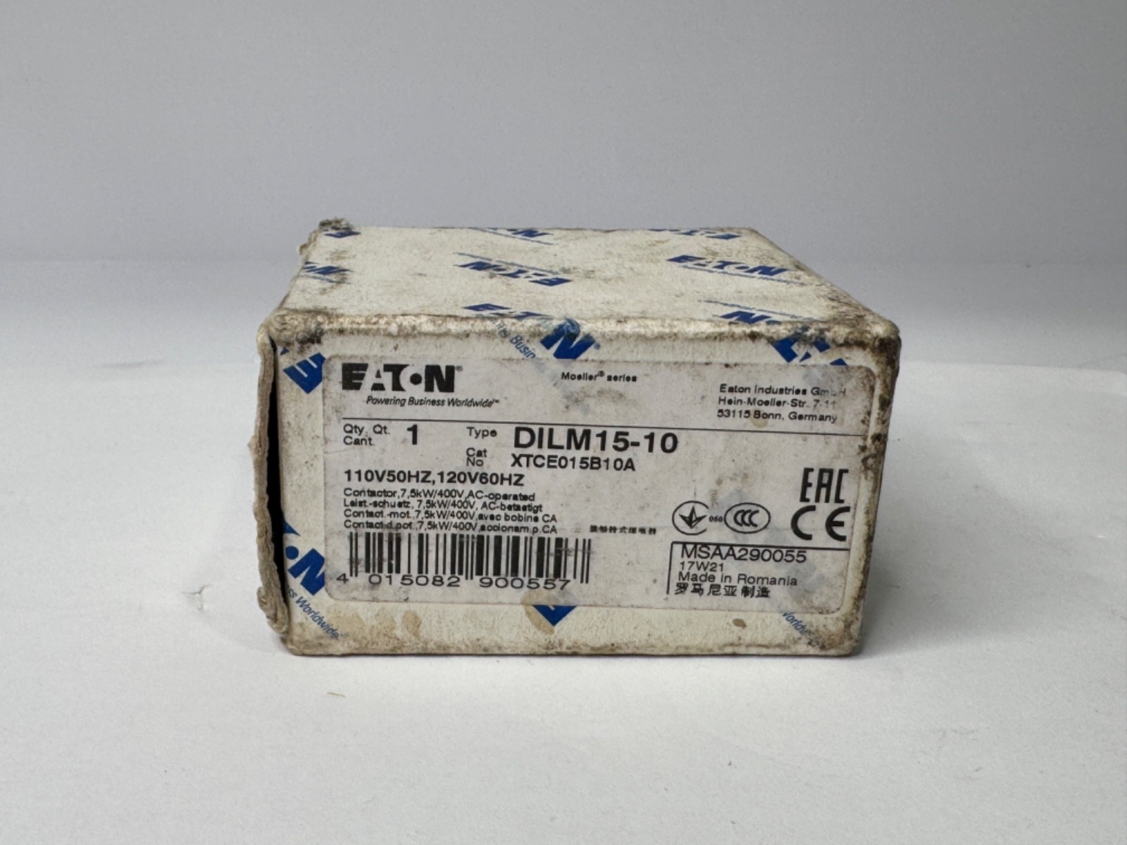 Eaton DILM15-10, XTCE015B10A, / 4YTV5