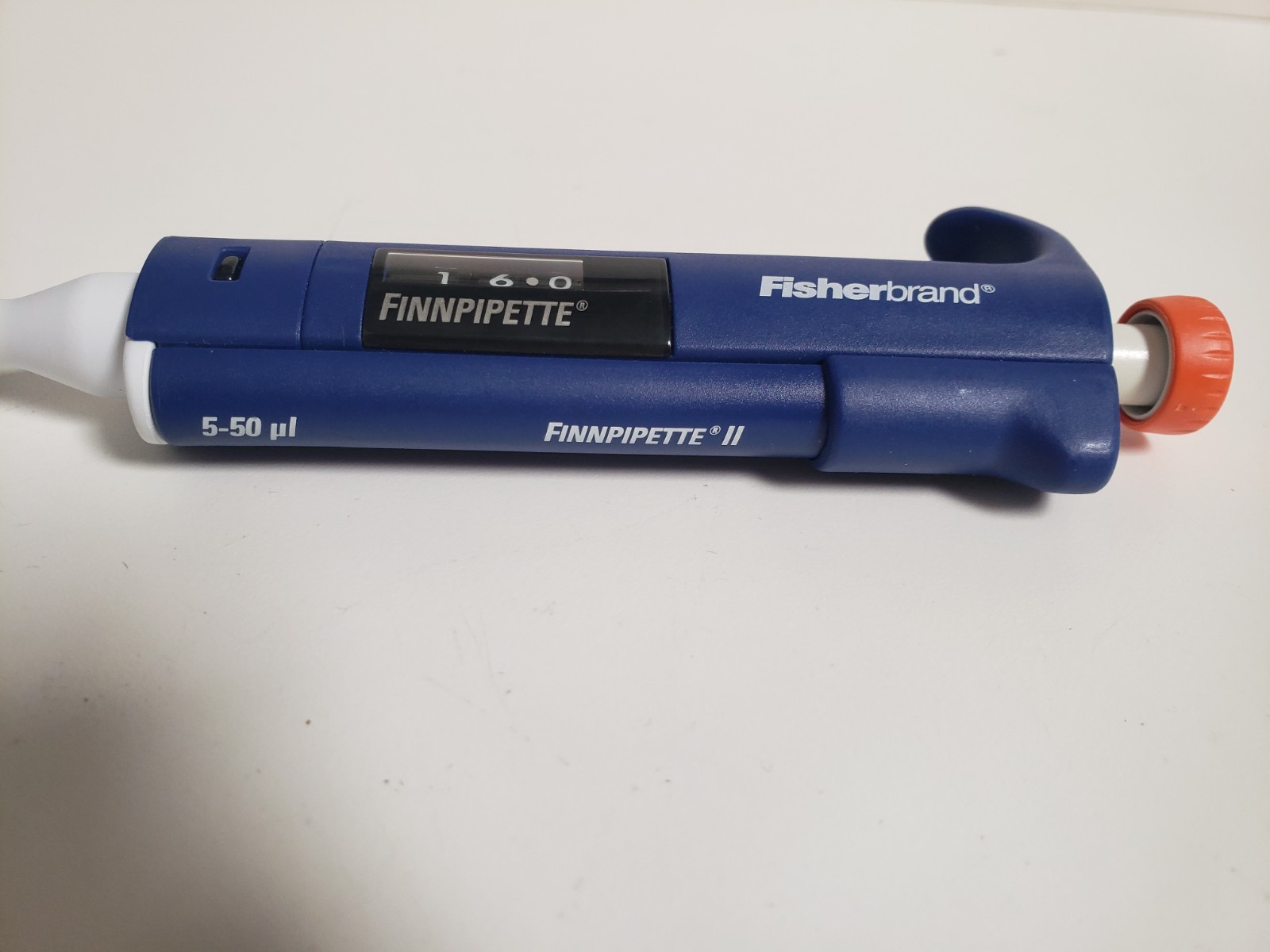 FISHERBRAND FINNPIPETTE II 5-50µL Adjustable Volume SINGLE CHANNEL MANUAL