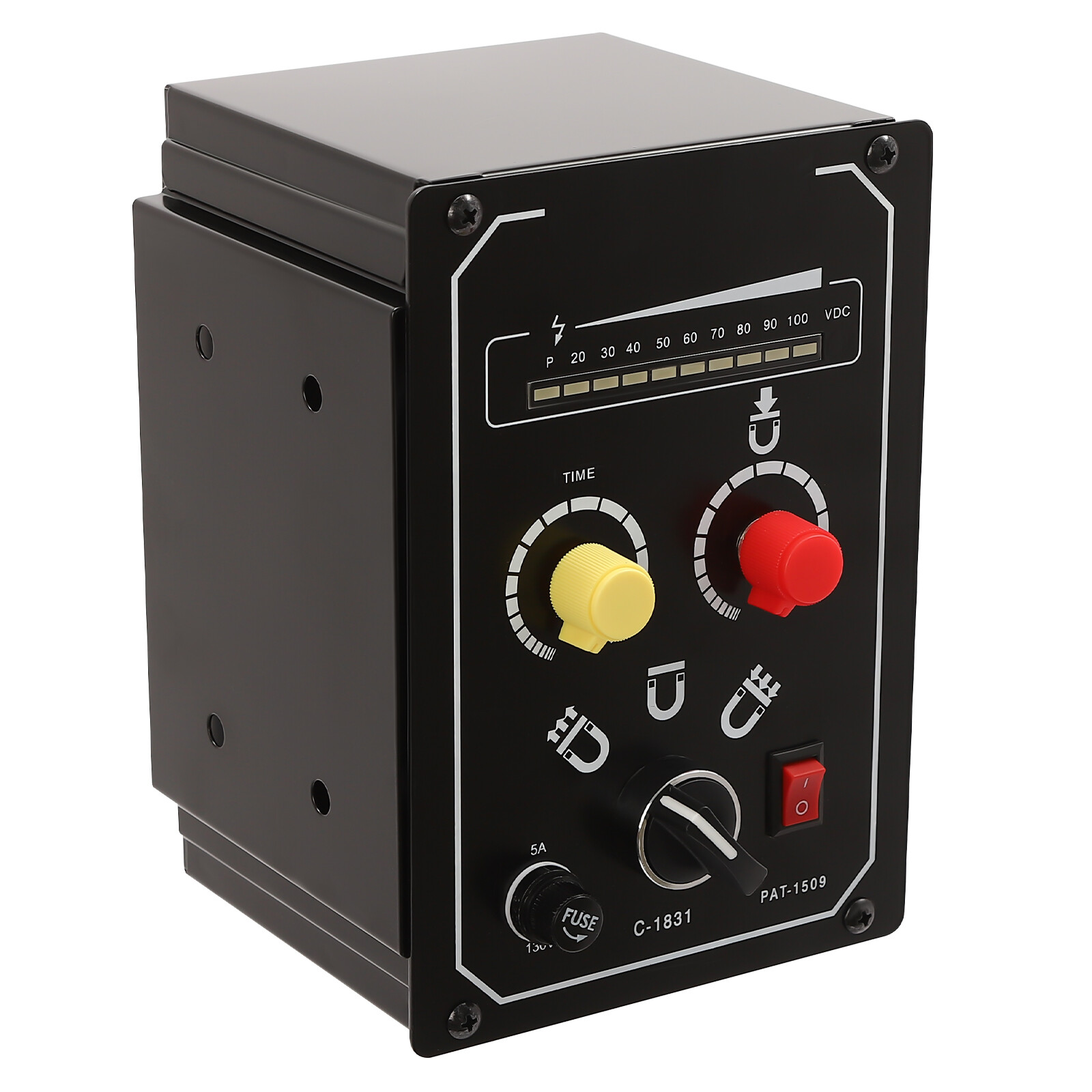 Electro Magnetic Chuck Controller 0-100V 5A DC Magnetic Force Adjustable 110V