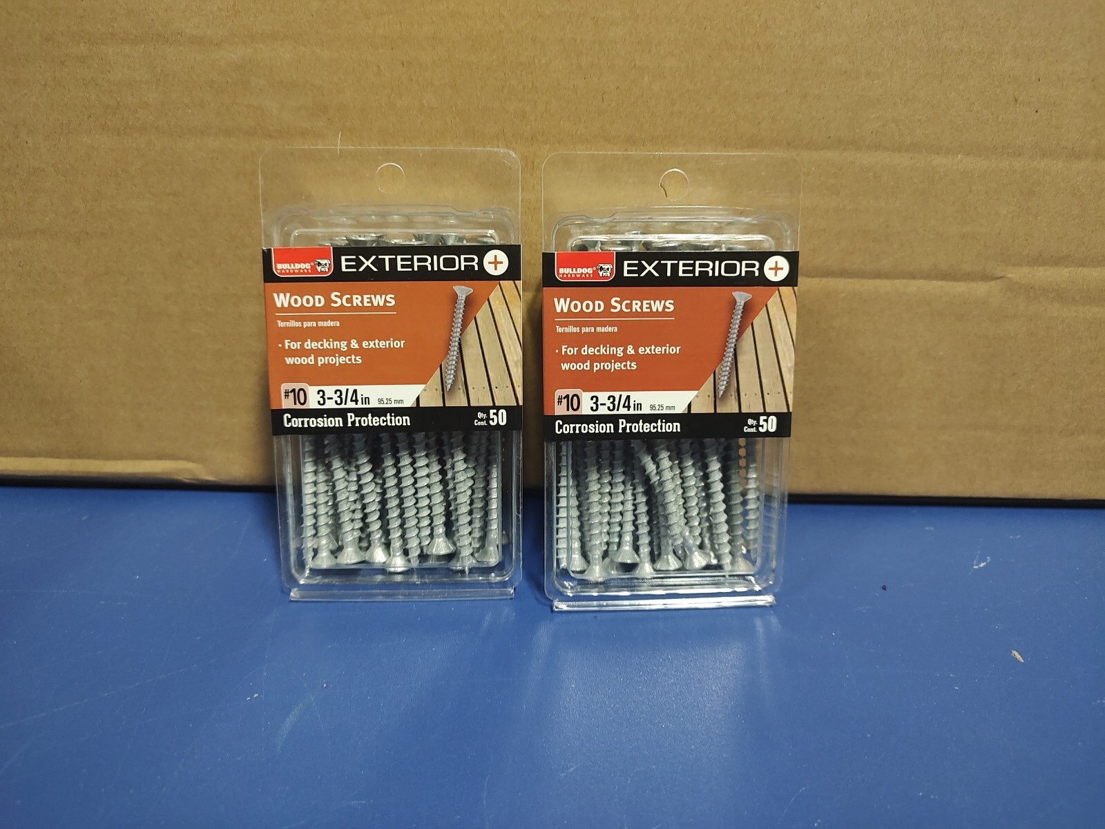 2ea Phillips BugleHead Coarse Thread Exterior wood/Deck Screws, #10×3-3/4″ 50ea