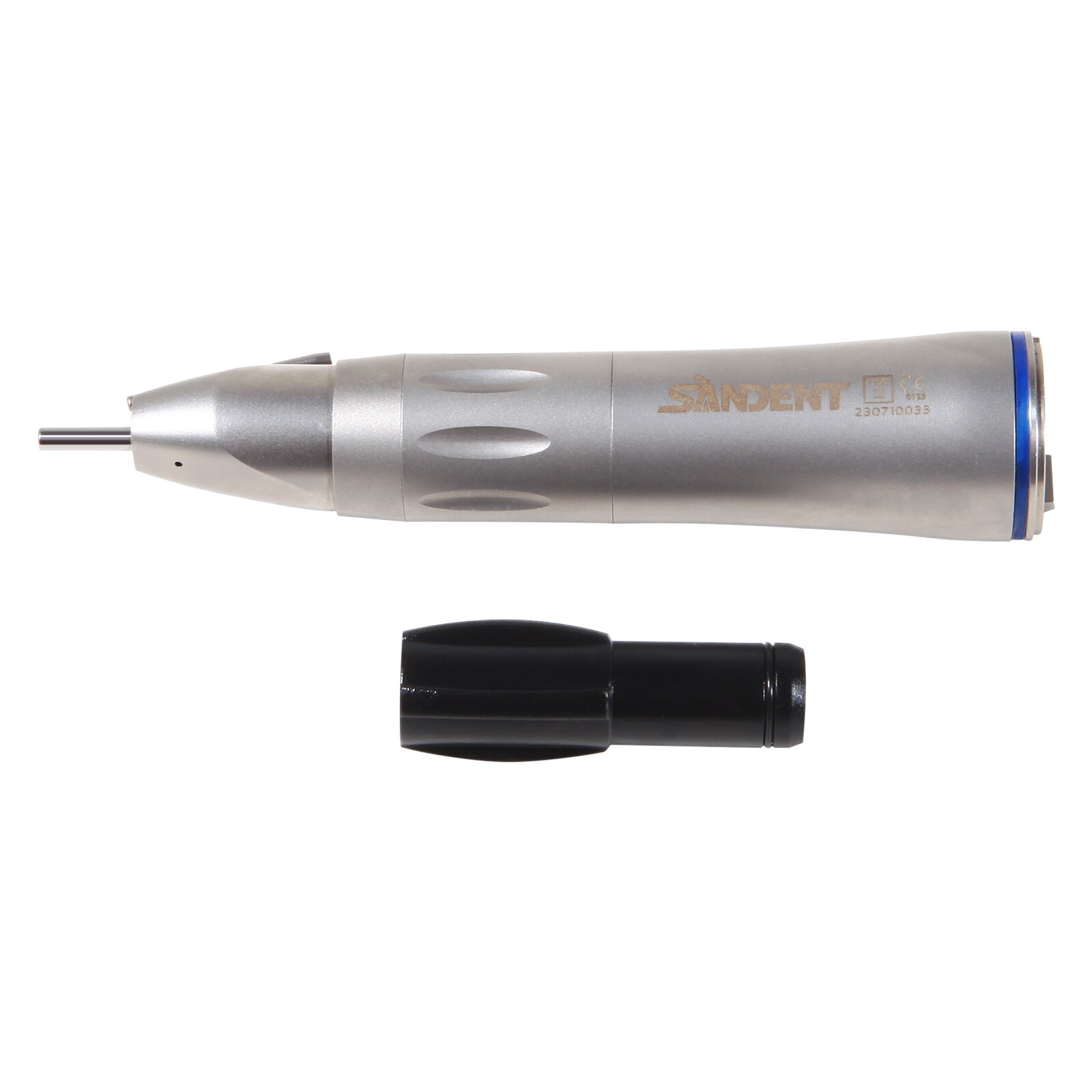 Dental Surgical Straight Handpiece 1:1 Implant Cone Nose Fiber Optic SANDENT