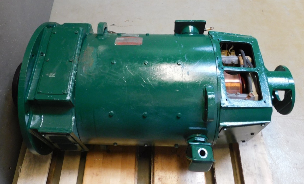 G.E. KinaMatic 125hp 1150/2000 Rpm 500V DC Motor 5CD204PD015A800 CD409ATD