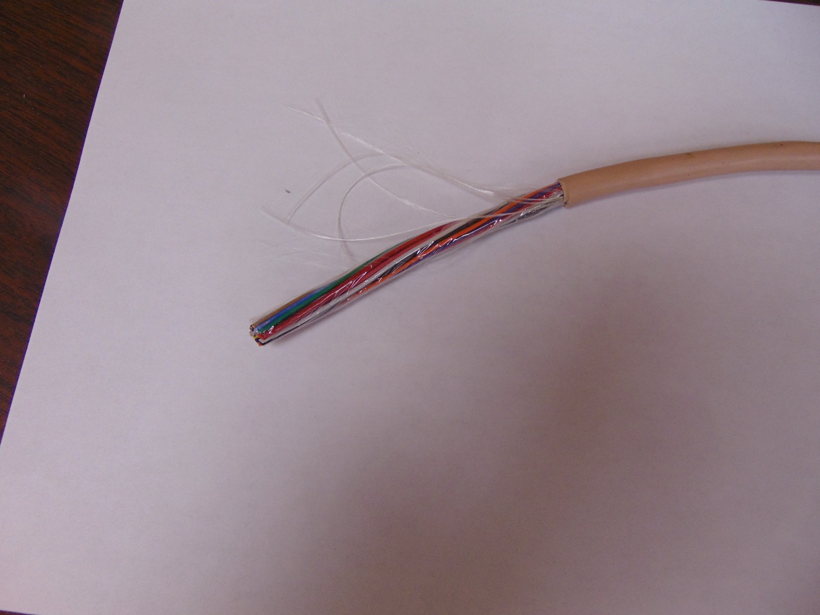 16 conductor communication cable (12 cond 22 ga) 2 cond 20 ga (2 cond shielded .
