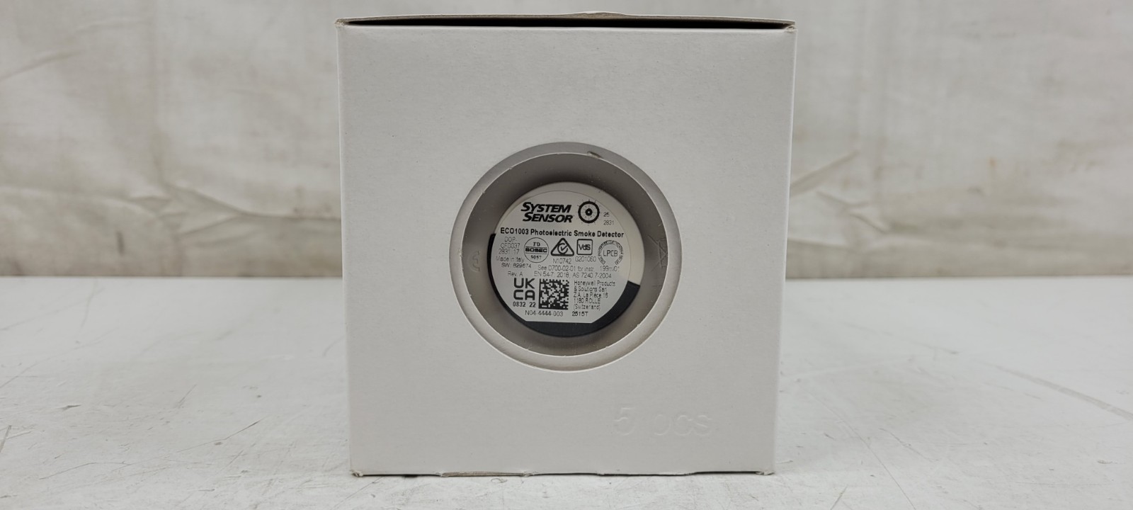 System Sensor ECO1003 White Optical Photoelectric Smoke Detector NEW