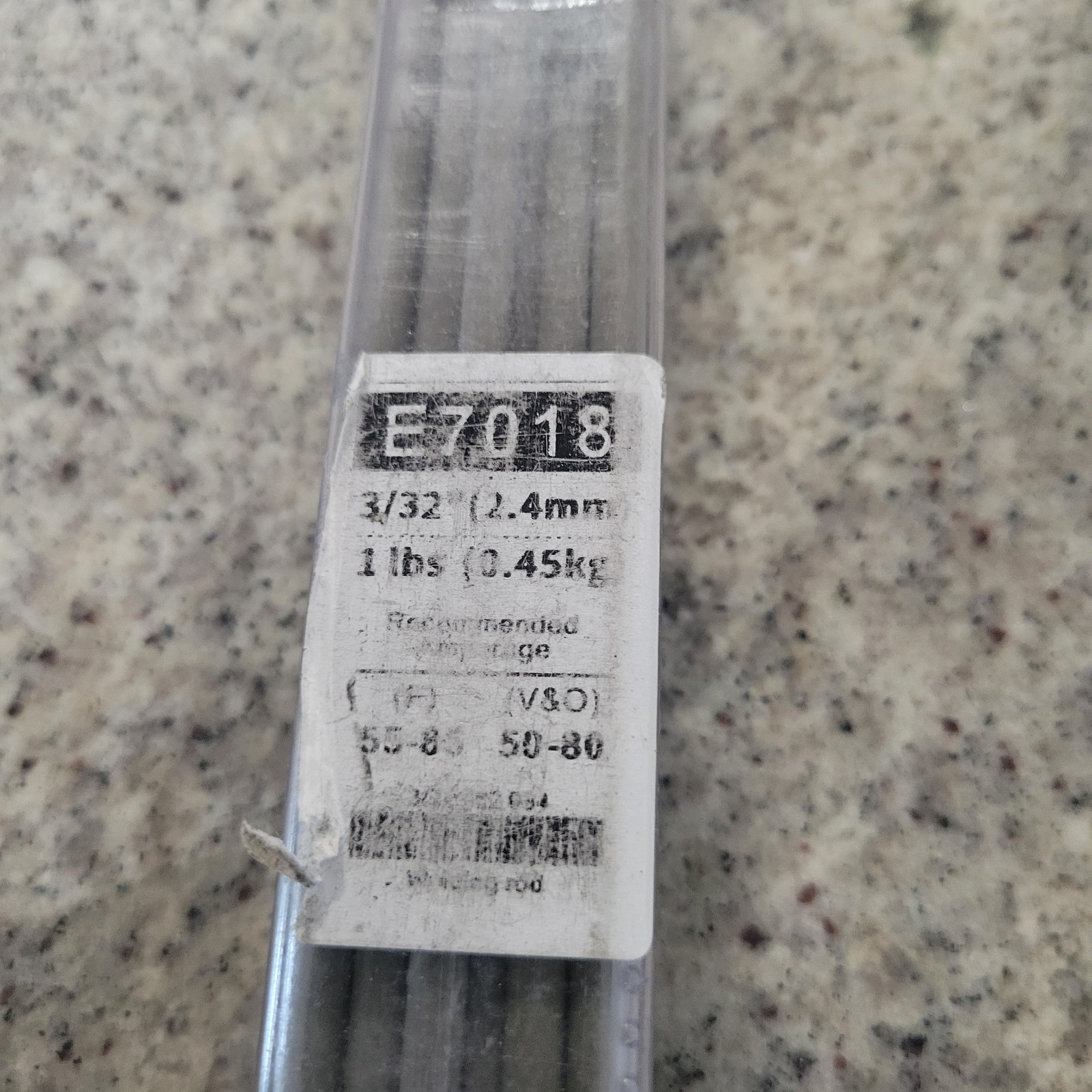 E7018 Welding Rod 3/32″ 1lb Stick Electrodes MMA Arc Welder Welding Machine