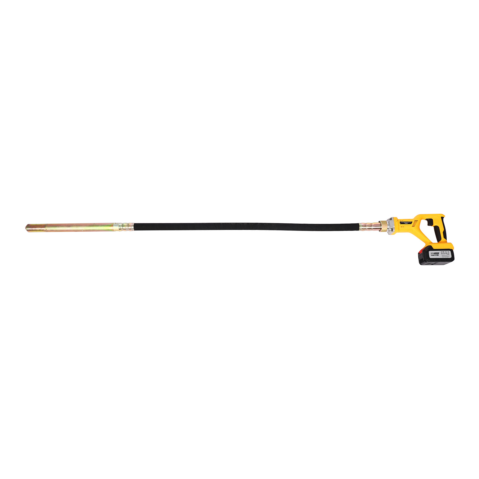 Concrete Vibrating Tool with 4.92ft Shaft, Battery Included, Ergonomic Design