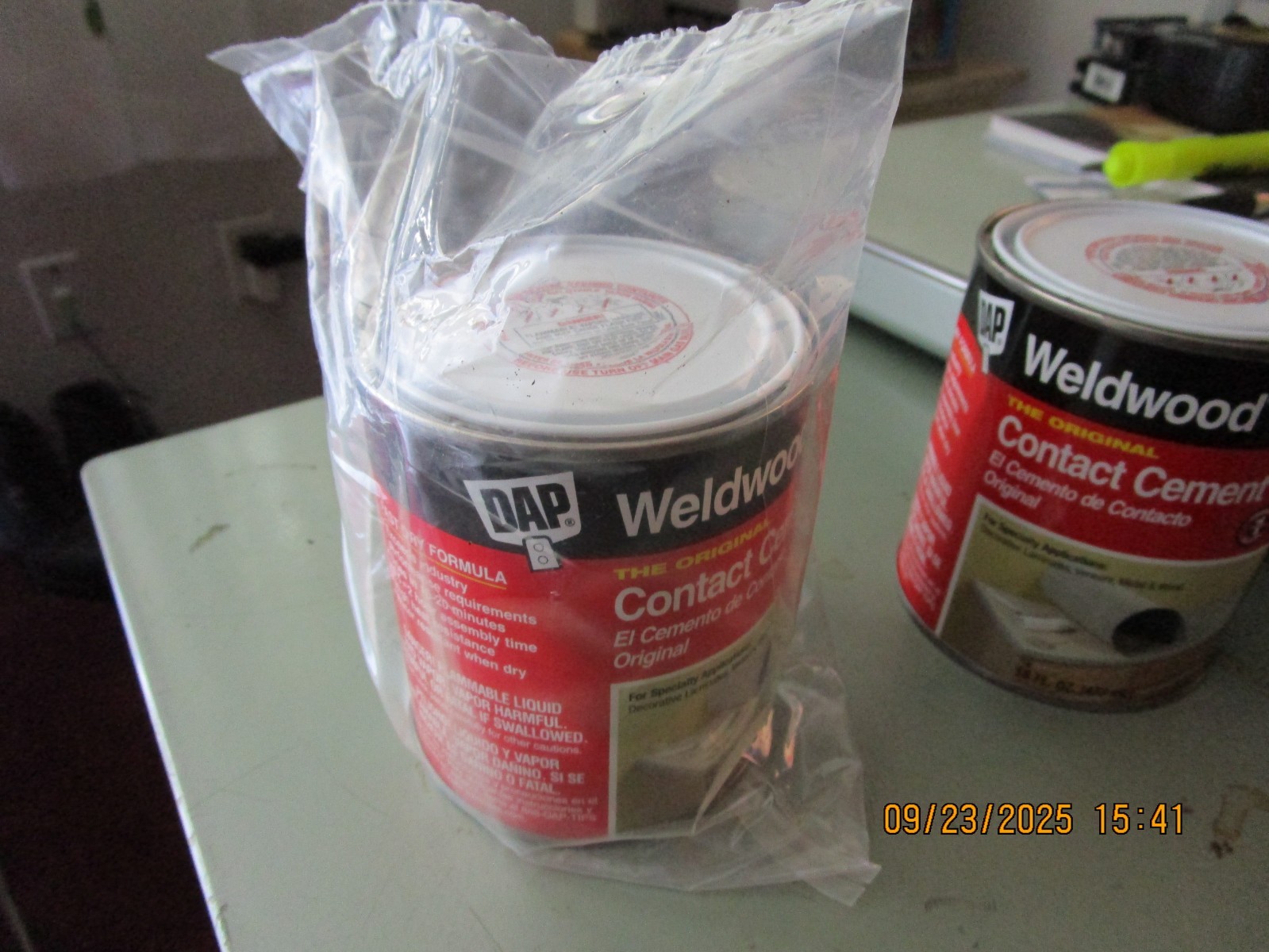 WELDWOOD 16 OUNCE CONTACT CEMENT ~ BEST PRICE !!! (SEE PHOTOS) BRAND NEW SEALED