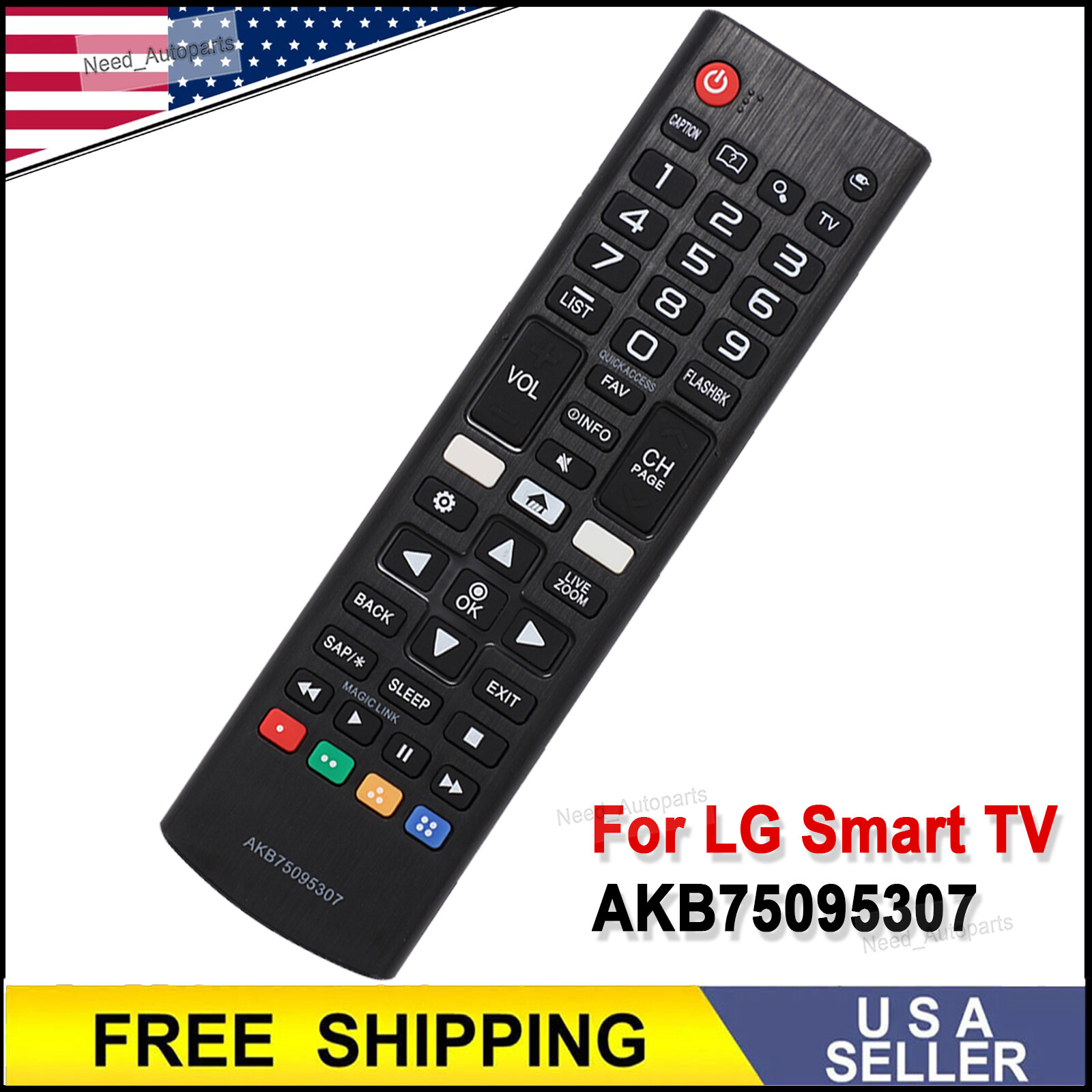 New LG Replacement TV Remote AKB75095307 For LG LCD LED Smart TV All LG TV Model