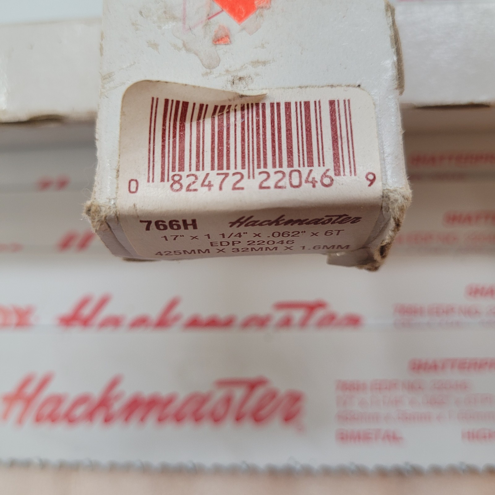 LENOX Hackmaster Shatterproof Blade 766H EDP 22046 17″ X 1 1/4″ 6TPI LOT OF 21
