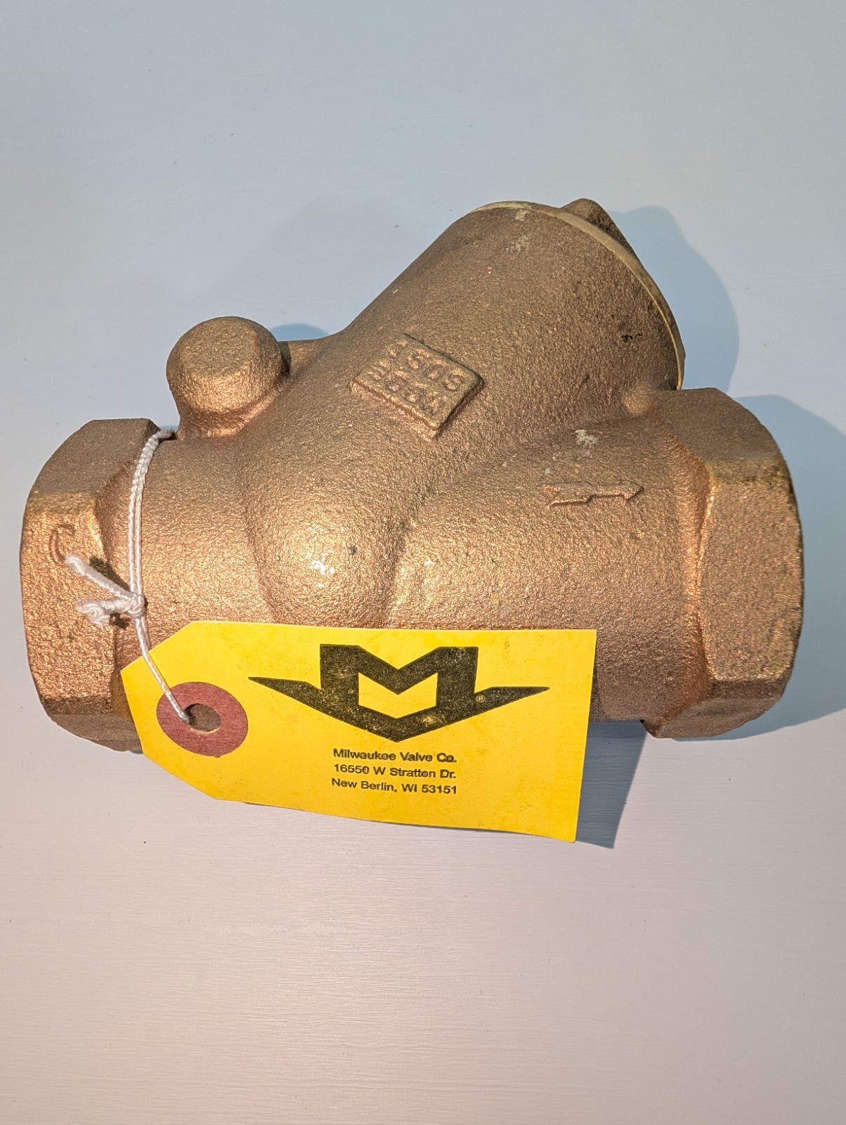 Milwaukee Valve 515Y 1 1/4″ 1-1/4″ Fnpt Bronze Swing Y Check Valve