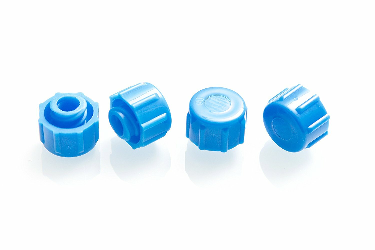 Global Medical Products Syringe Blue Tip Caps – QTY 100 – FREE SHIPPING