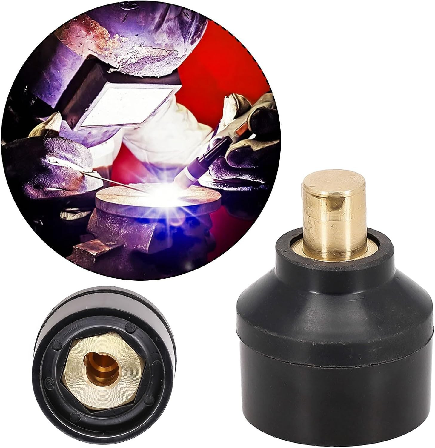 TIG Torch Connector Adapter, Convert 10-259Mm to 35-5013Mm for TIG Welding Torch