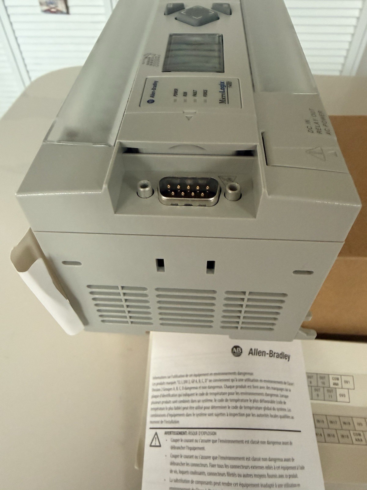 Surplus Allen Bradley 1766-L32BWA SER B MicroLogix 1400 32 Point Controller