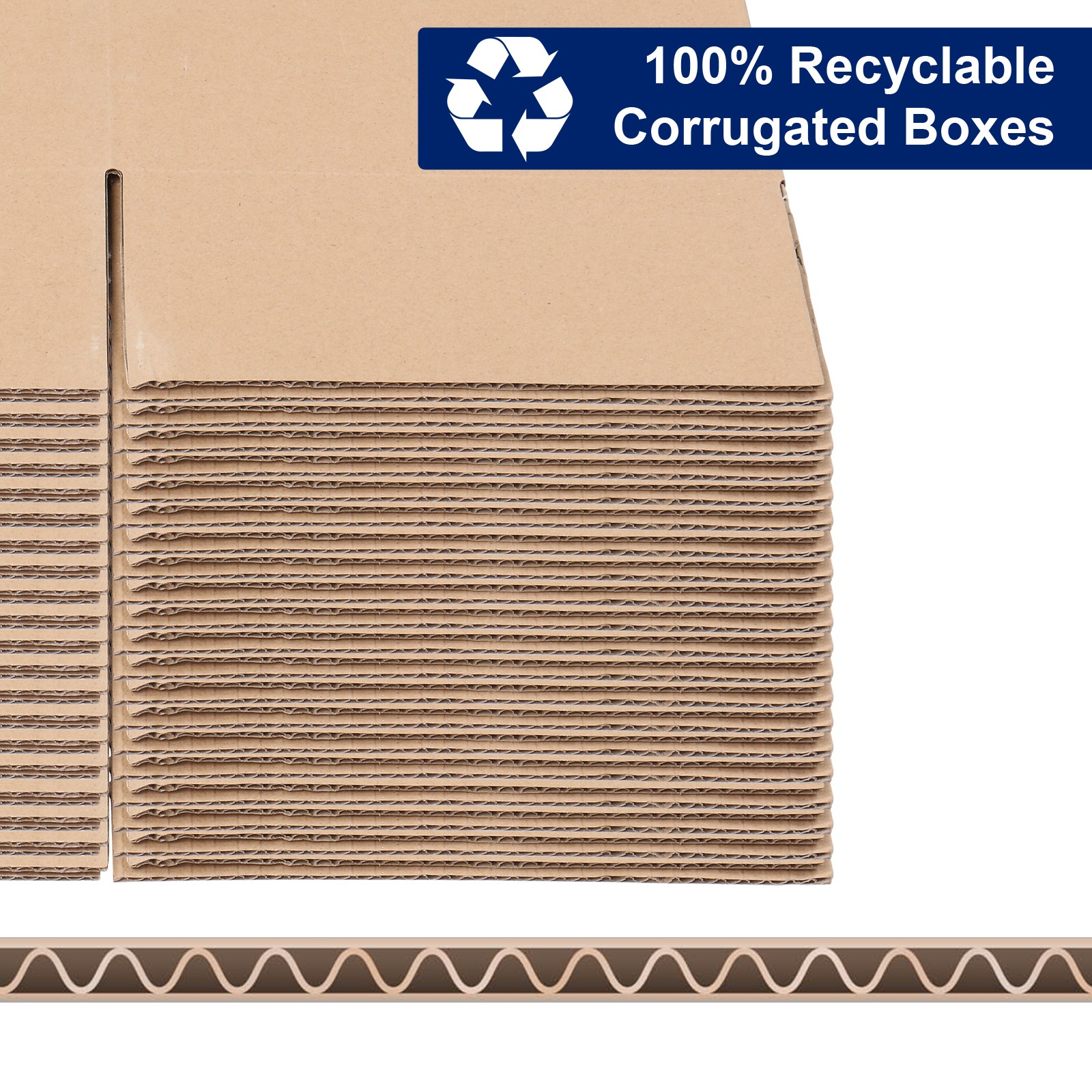 100 Pack 8″x8″x8″ Cardboard Paper Boxes Mailing Packing Shipping Box Carton NEW