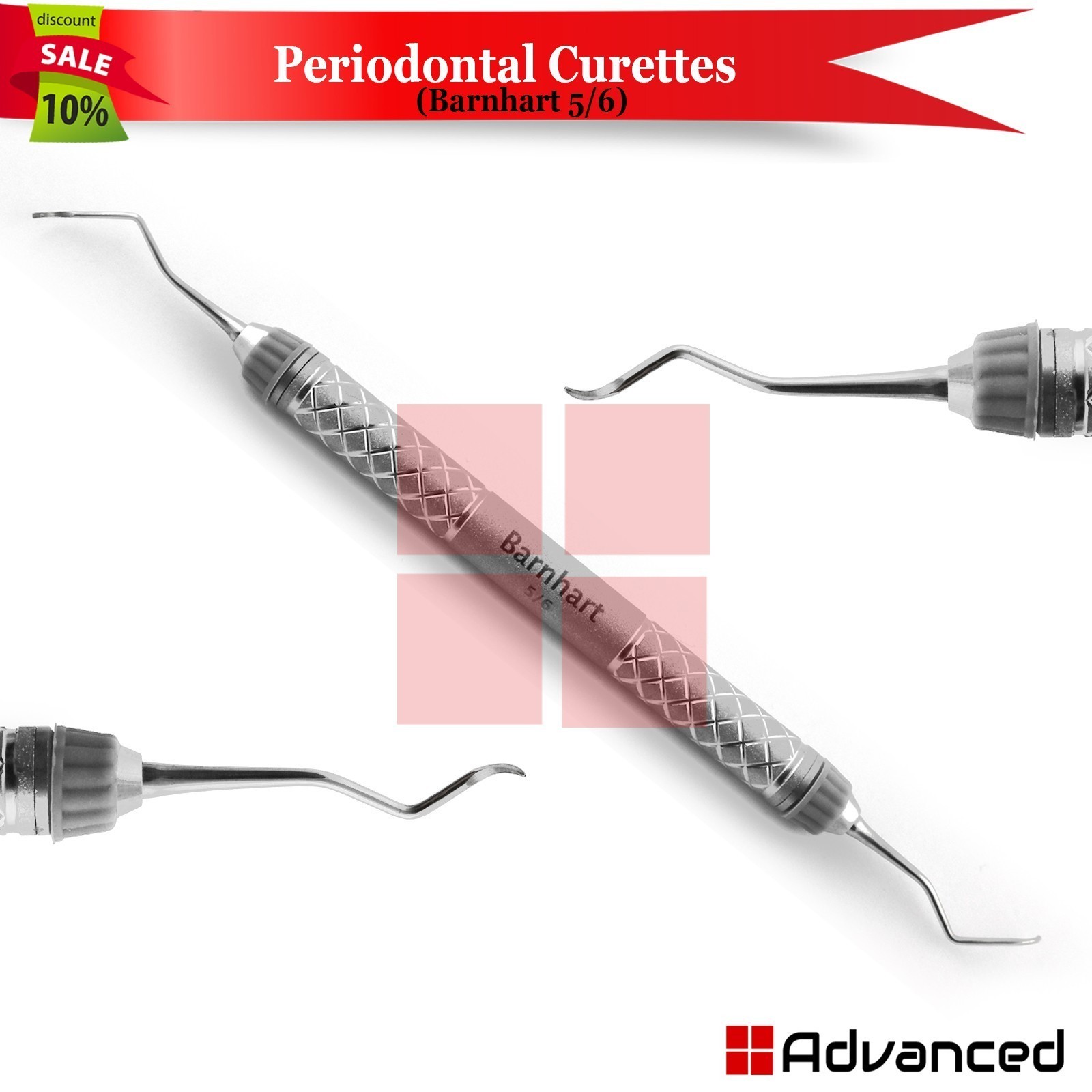 7Pcs Dental Scaling Instruments Set Periodontal Universal Curettes & Scalers Kit
