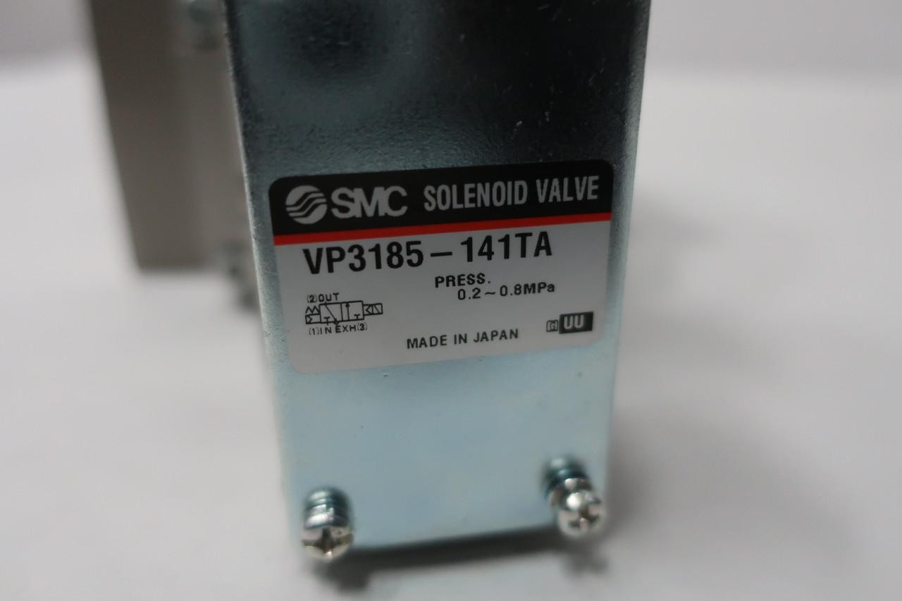 Smc VP3185-141TA Pneumatic Solenoid Valve 0.8mpa 1-1/2in Npt