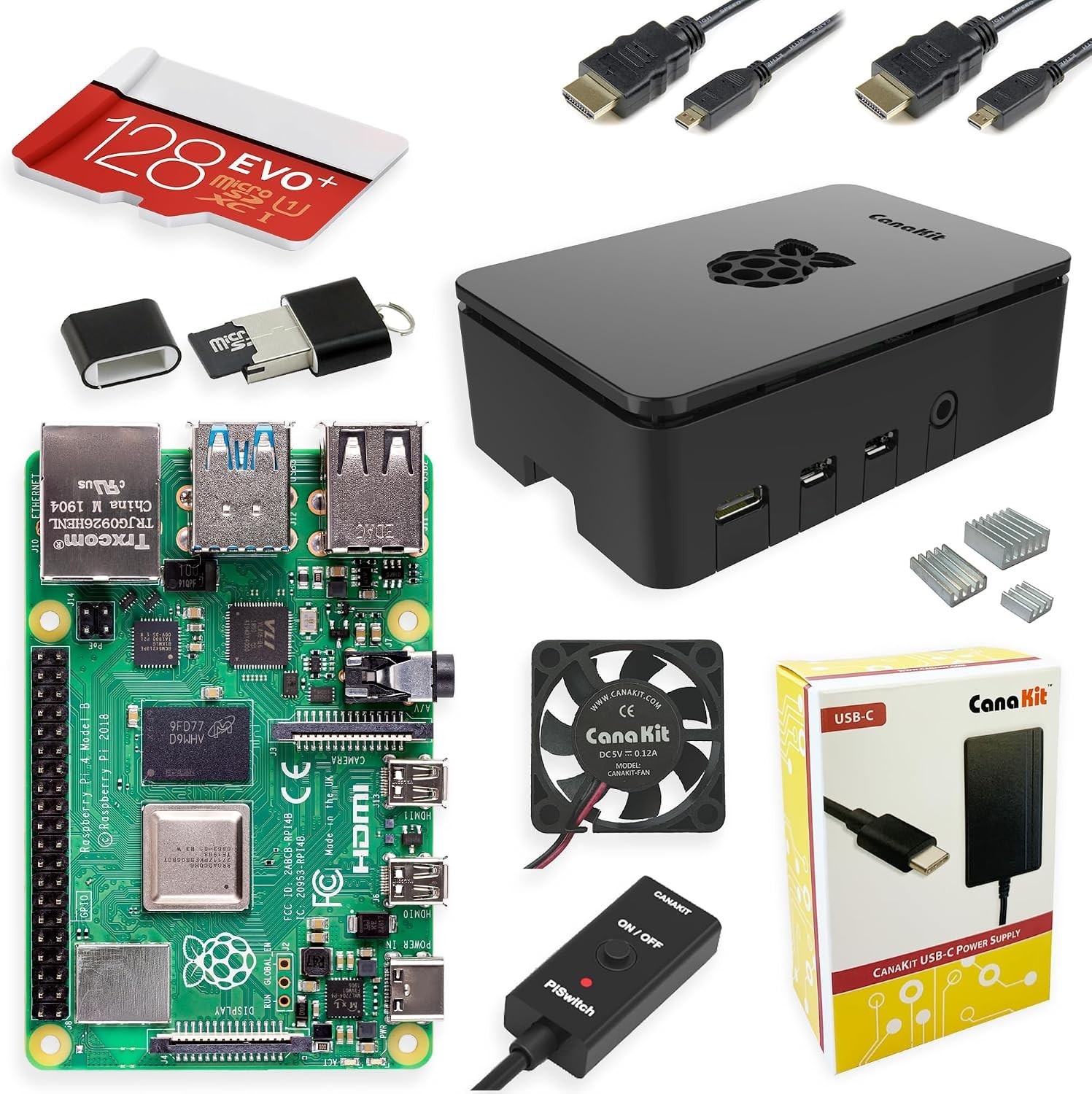 CanaKit Raspberry Pi 5 Starter Pro Kit 4GB RAM Starter Kit