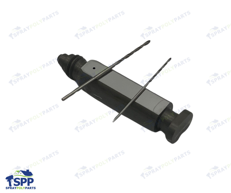 AR4242 Mixing Chamber with 3 drill bits, Graco Fusion Air Purge AP