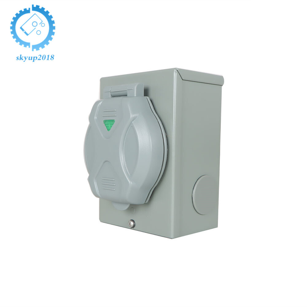 Generator Power Inlet Box 30 Amp Power Inlet Box L14-30P Weatherproof Receptacle