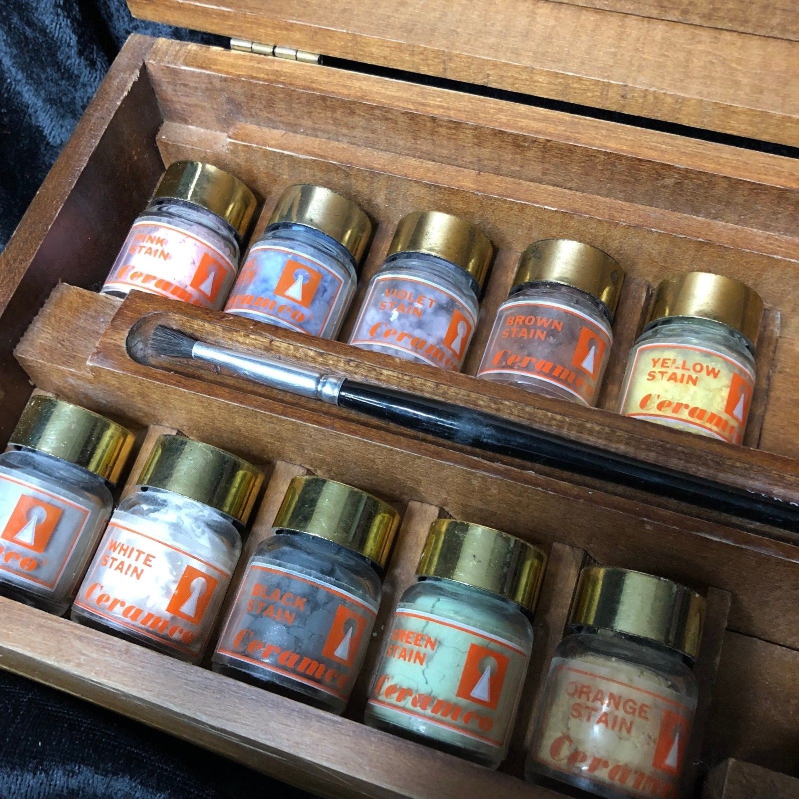 RARE! VINTAGE, DENTAL HISTORY! Ceramco Kit. Enamel Porcelain Powders MUST SEE!