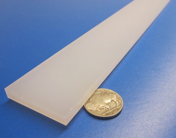 Polypropylene Bar 1/4″ (.250″) Thick x 1.50″ Wide x 48″ Long, 8 pcs, 32 feet