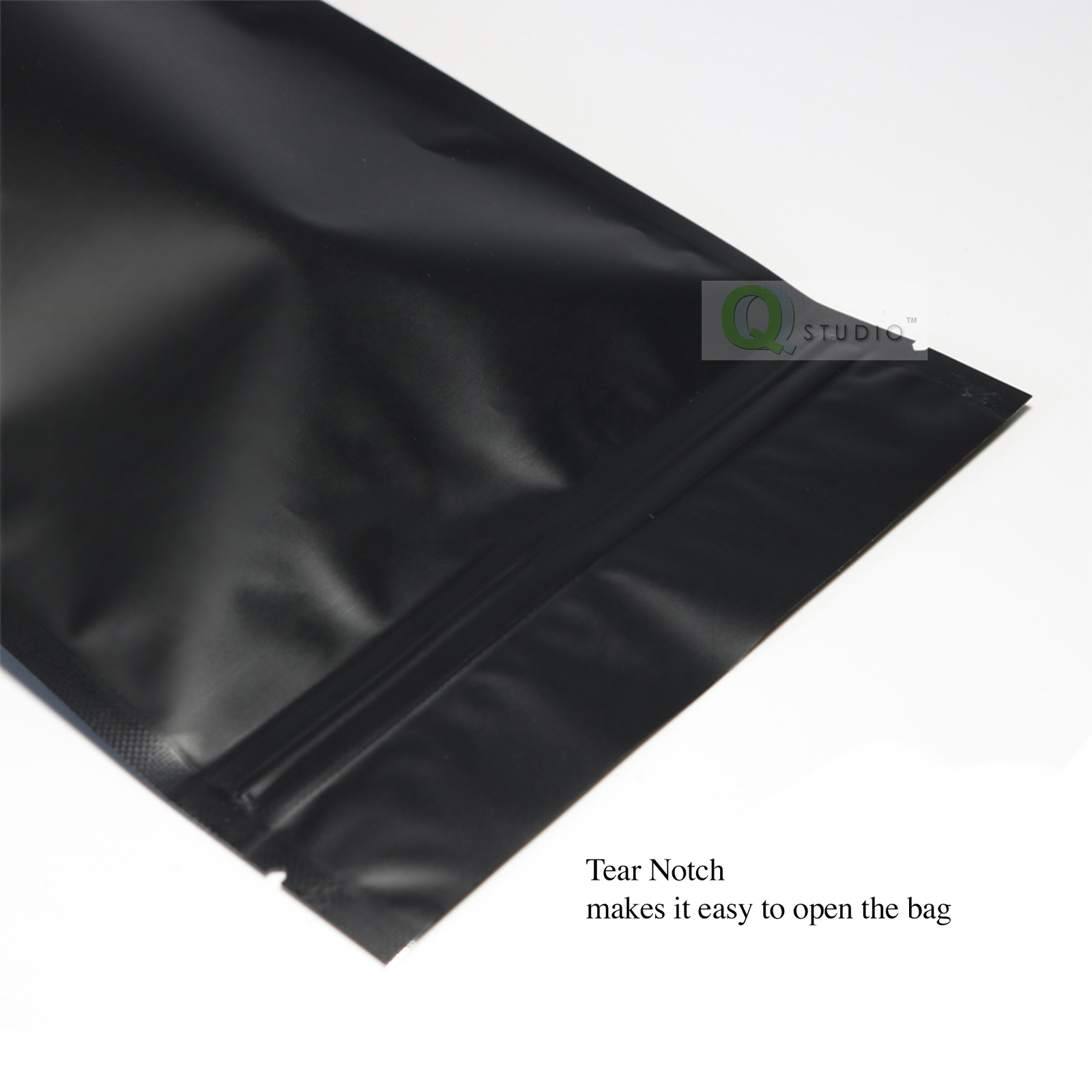 Zip Seal Packaging Bags, Stand Up Mylar Smell Proof Foil Storage Pouches 100/pk