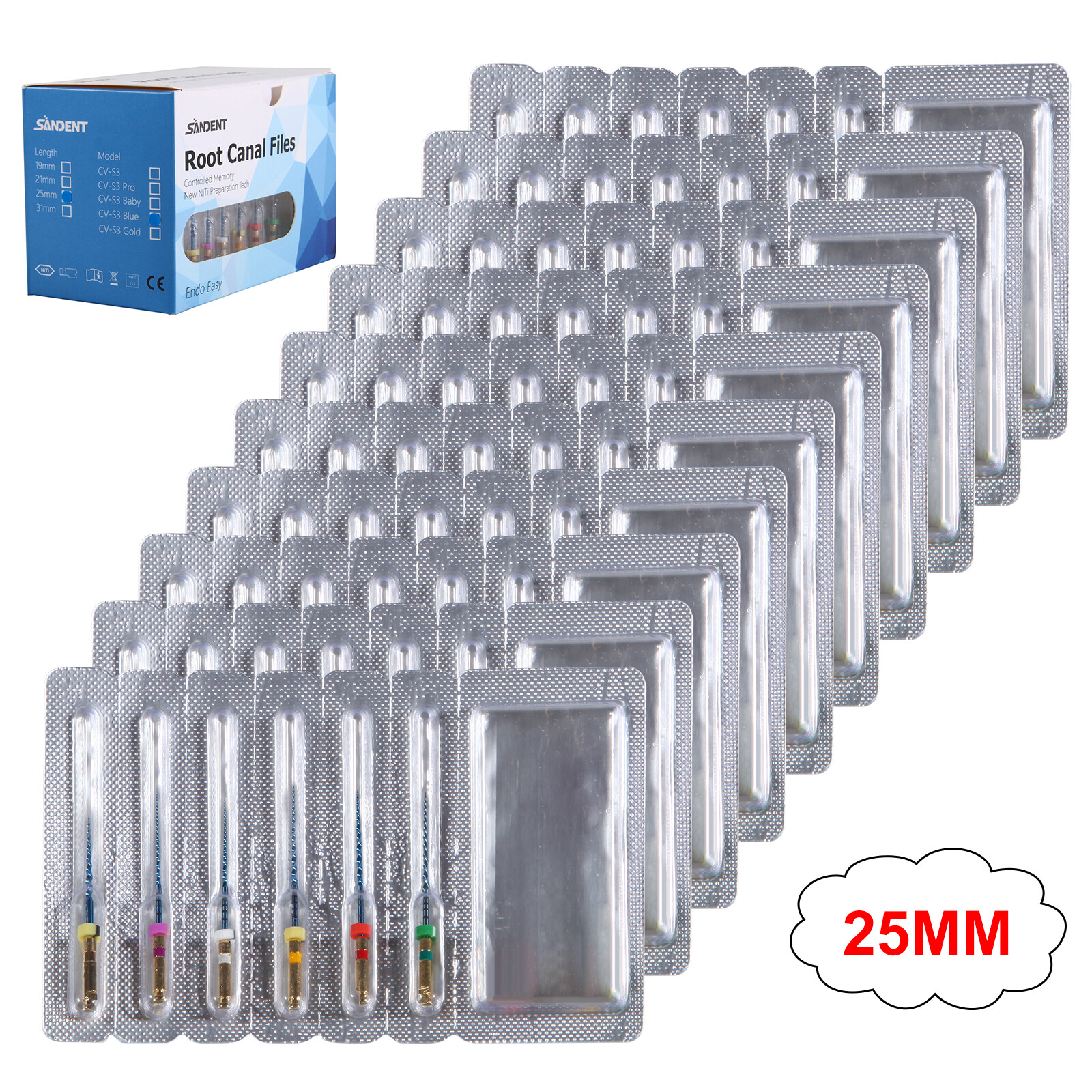 5-100 PCS Dental Diamond Burs Drill Medium FG 1.6MM Fit High Speed Handpiece Tip