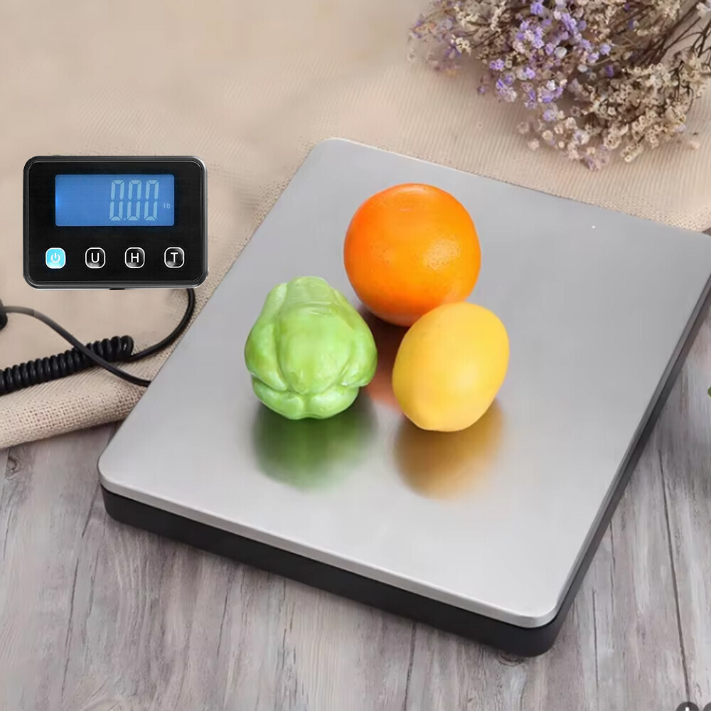 LCD Digital Postal Parcel Scales 200kg 440lbs Platform Postage Shipping Weighing