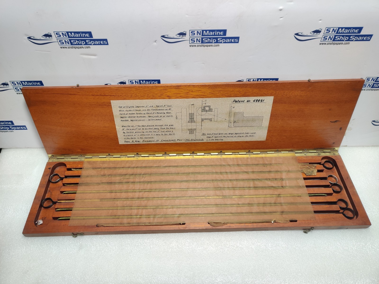 VIGGO A KJAER BEARING FEELER GAUGE SET 49991