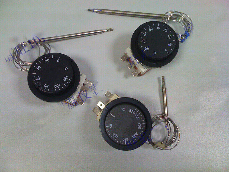 40/50/80/90/120/150/200/320C Temperature Control KnobSwitch Capillary Thermostat