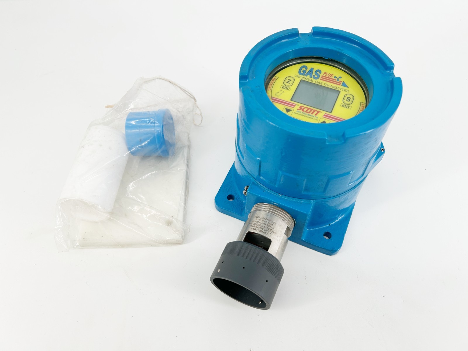 New Scott 4600MB Universal Gas Transmitter w/ H2S Sensor 24VDC – No Box