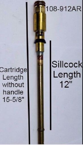 Legend 108-912AR Replacement Cartridge For Original 12” Frost Free T-550 Sillcoc