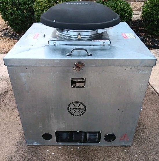 Large Zombiebox Noise Reduction Generator Box With Zpipe and Mat