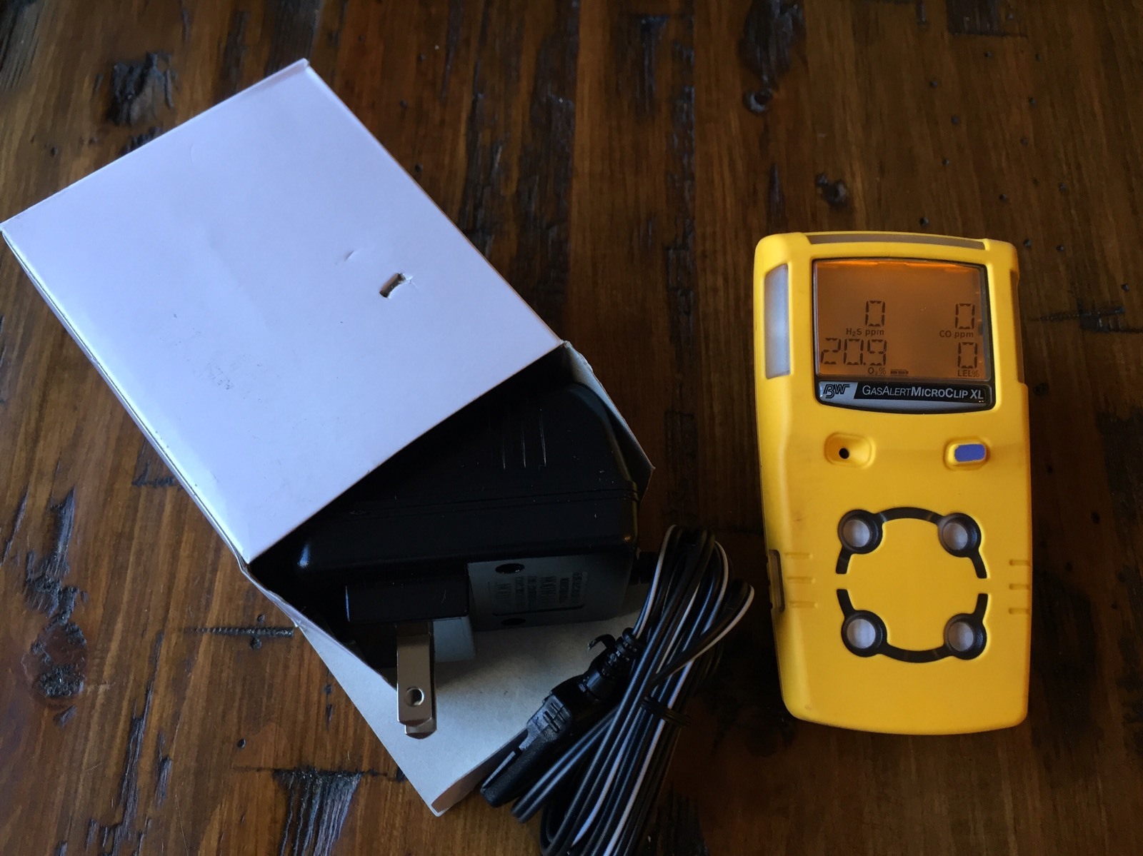 Gas Alert MicroClip XL Multigas Gas Monitor Detector Meter H2S,LEL,CO,O2 New OXY