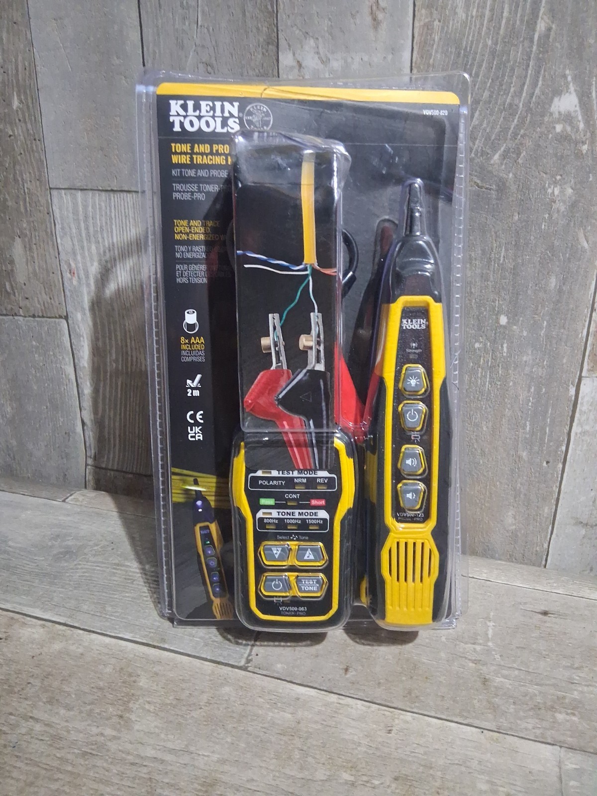 New Open Box Klein Tools Tone And Probe Wire Tracing Kit – VDV500-820 60V