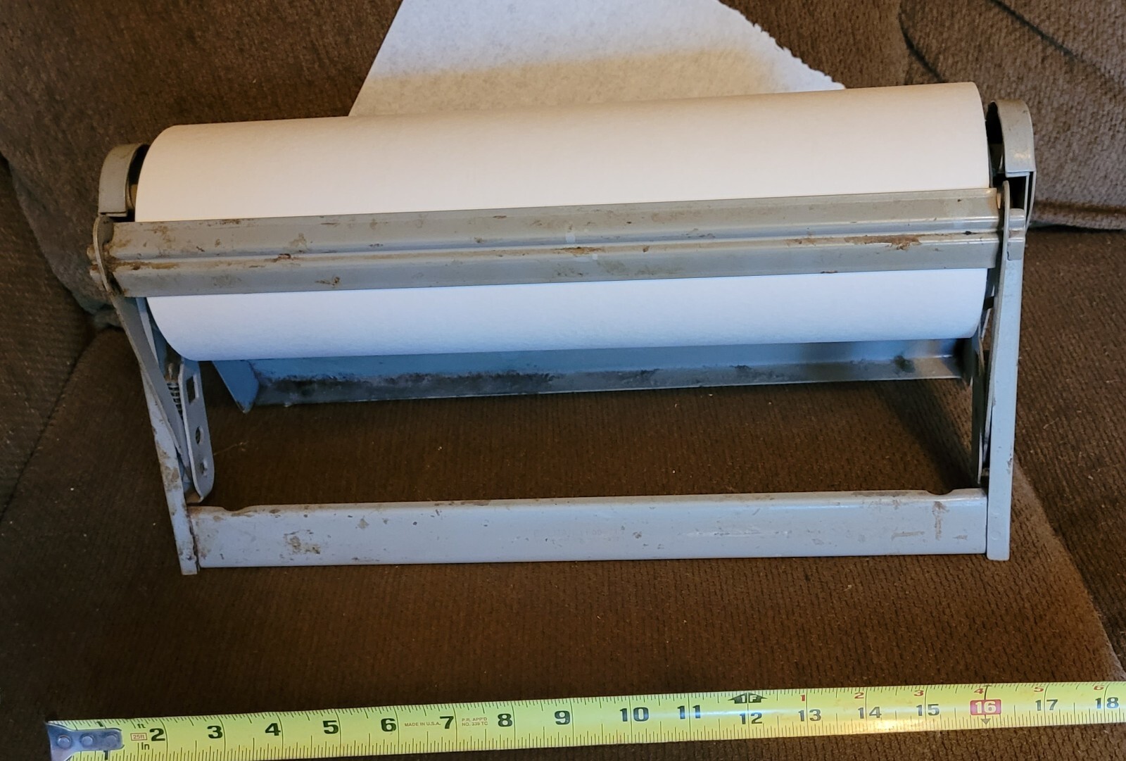 Paper Cutter Sturdy Steel Powder Coated Finish Compact Packaging Materials 15″