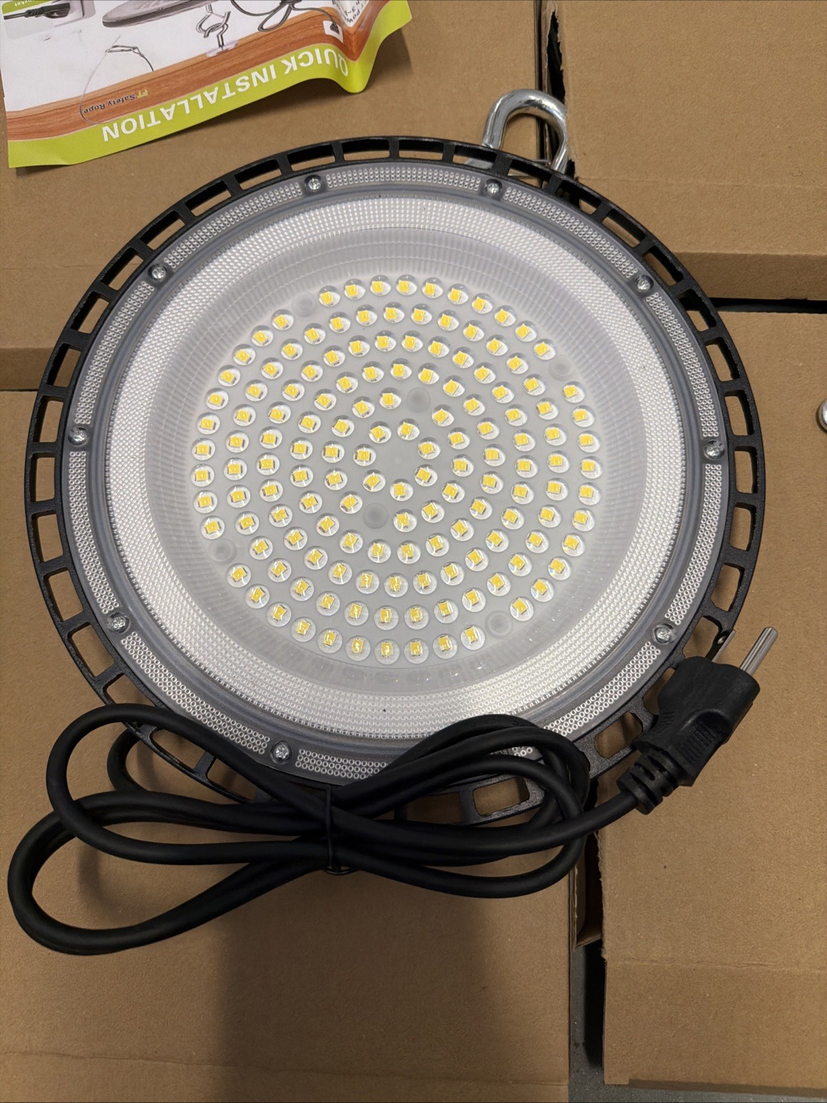 4Pcs 300W UFO Led High Bay Light Commercial Industrial Warehouse Factory Light