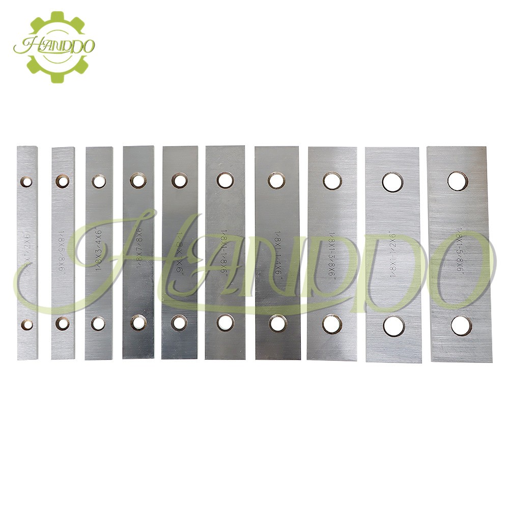 1/8″ Steel Parallel Set 10 Pair 0.0002″ Hardened 1/8″ × 6″ Suit Milling Thin