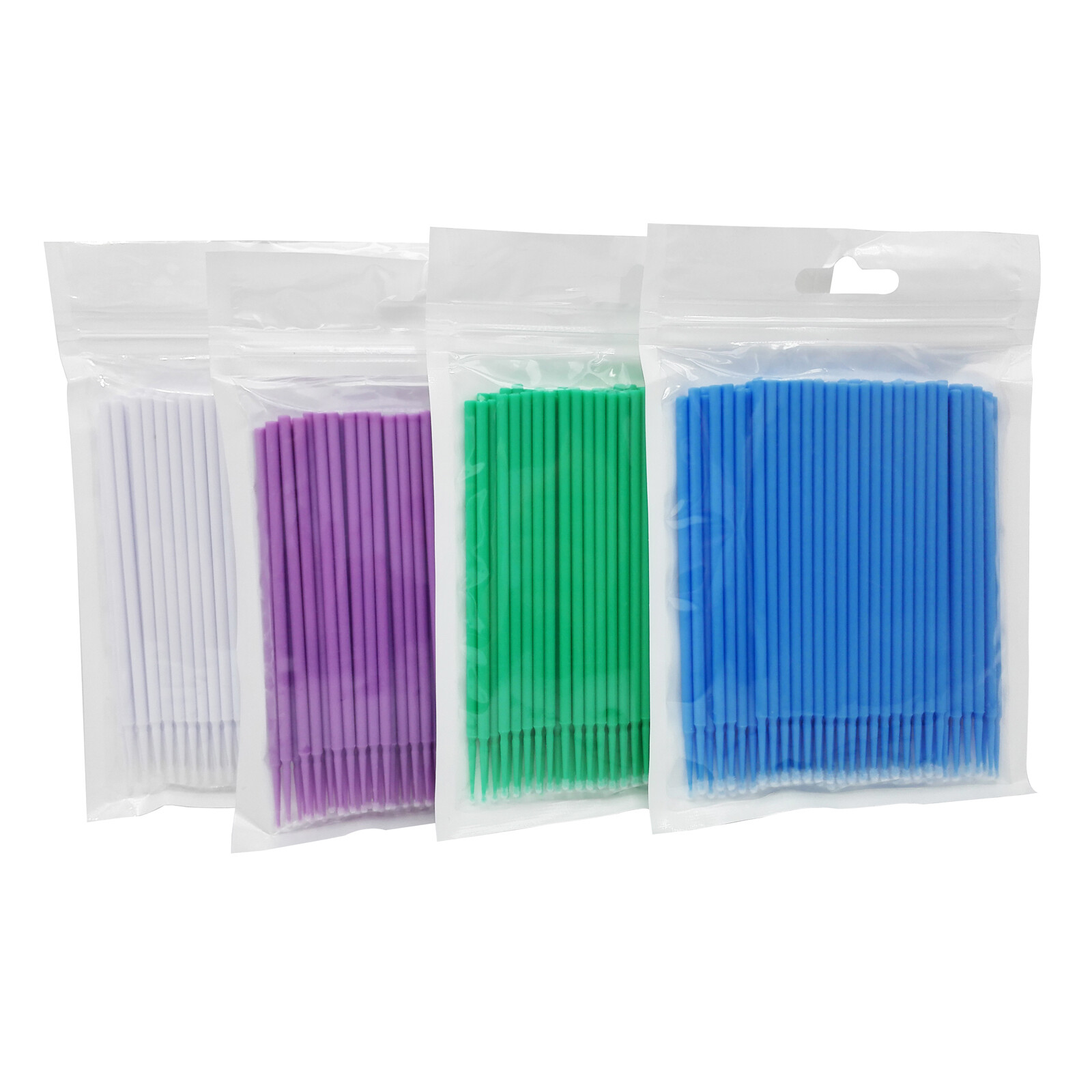 100Pcs Dental Microbrush Disposable Applicators Tips Micro Brush Cleaning 4Size