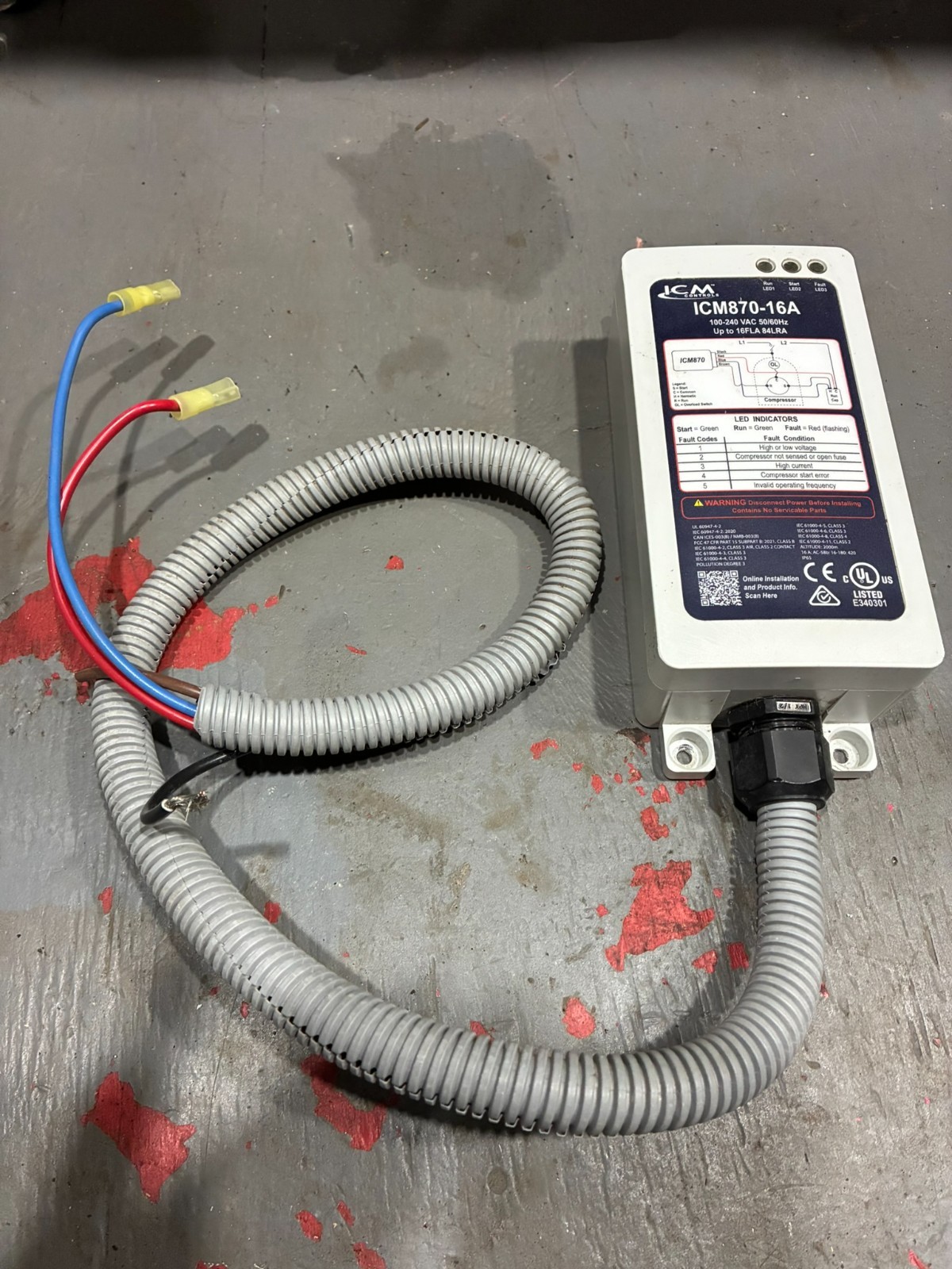 ICM Controls ICM870-16A Soft Start Kit 16A 100-240VAC