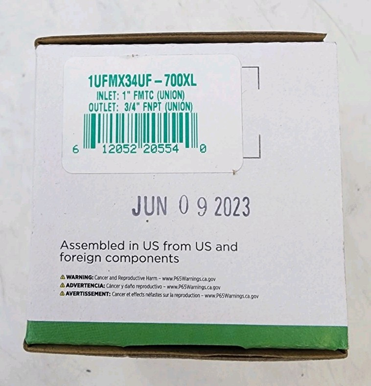 Zurn Wilkins 1UFMX34UF-700XL Dual Check Valve Outlet 3/4″ FNPT / Inlet 1″ FMTC