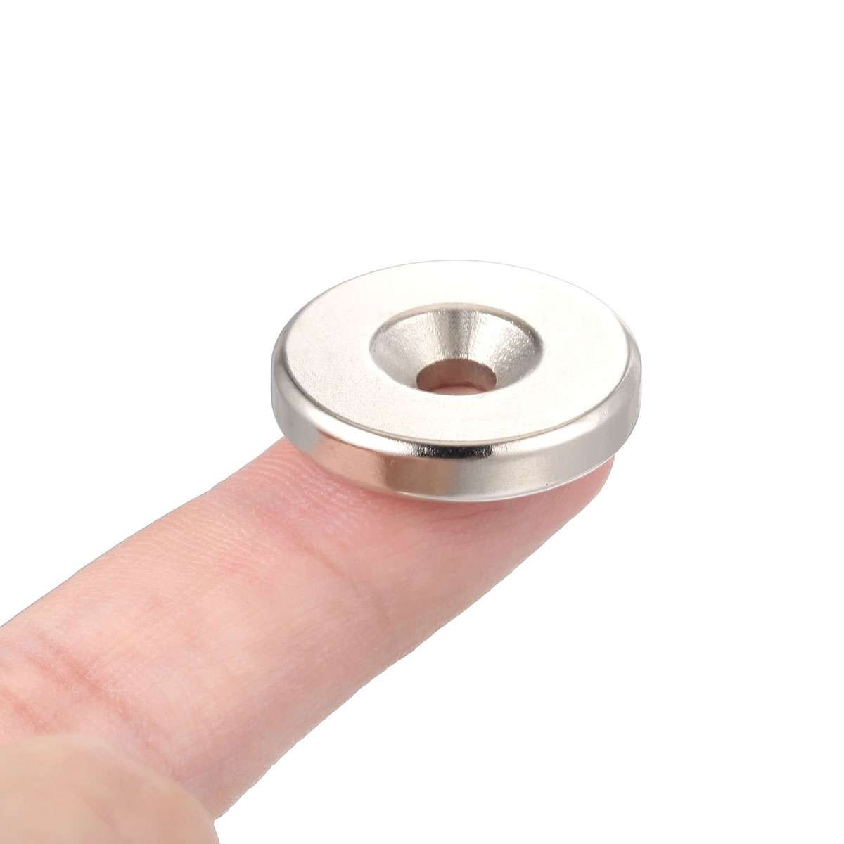 Lot Countersunk Ring Round Disc Strong Neodymium Magnets Rare Earth Hole N35