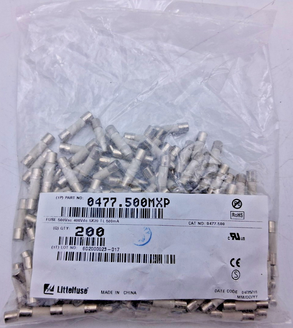 Littelfuse 0477.500MXP Fuse – Bag of 200