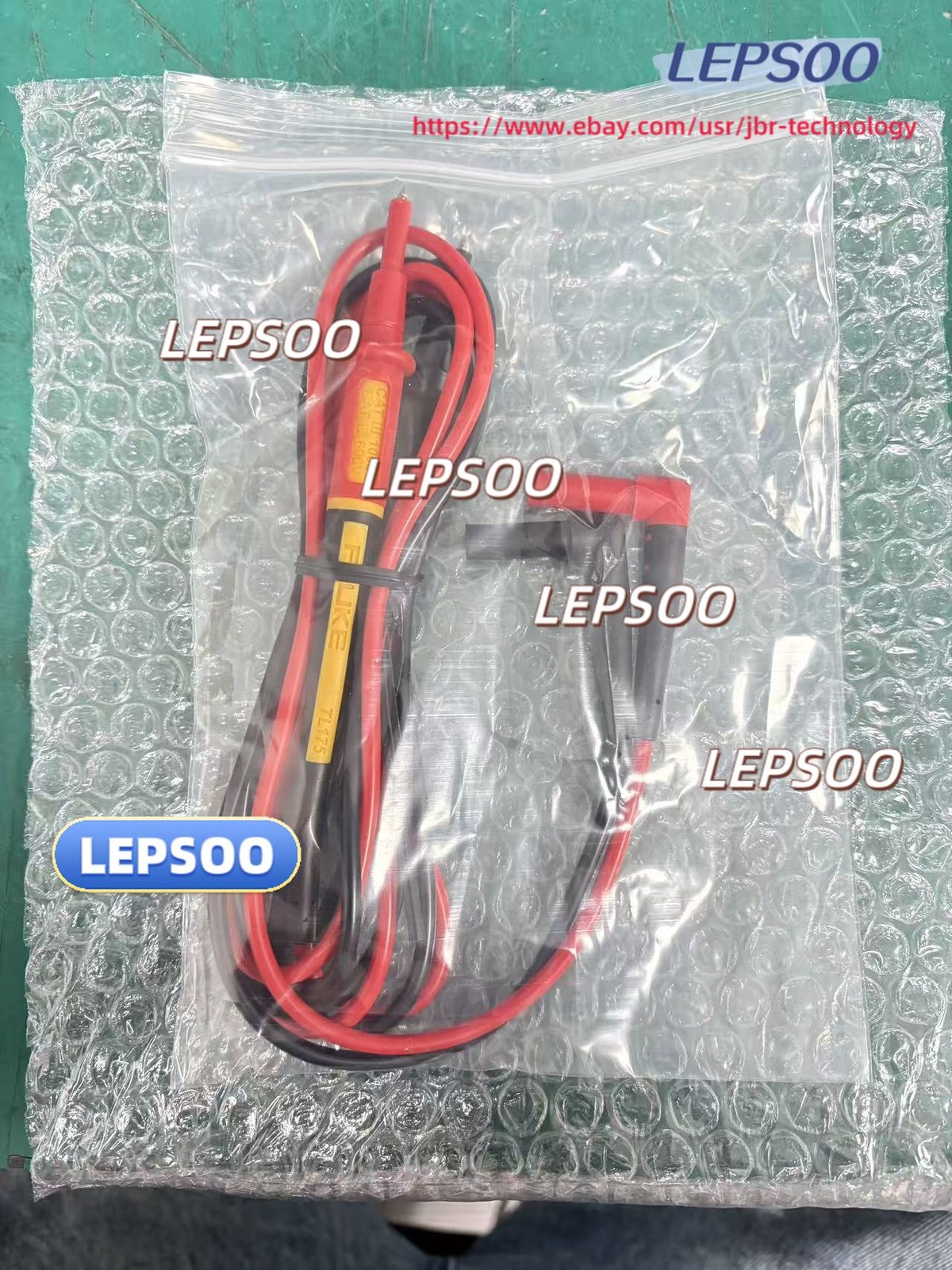 1pcs Fluke TL175 TwistGuard Unique Multimeter & Clampmeter Test Lead&