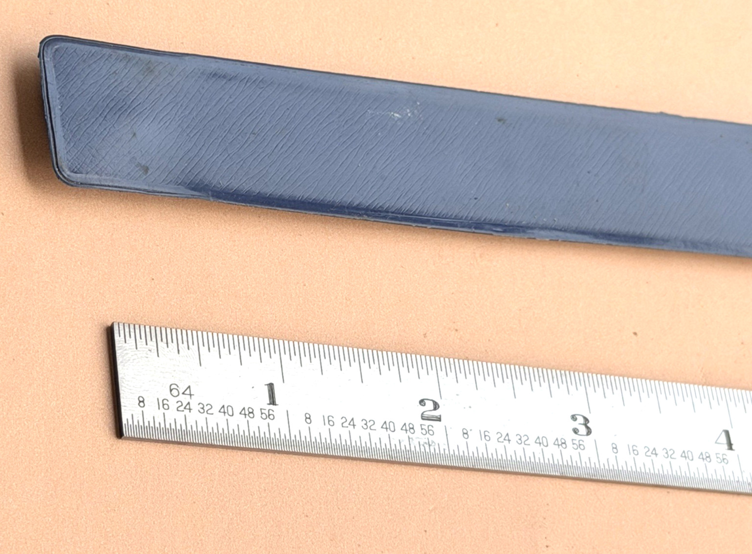 Brown & Sharpe No.315 6” Long Spring-Tempered Steel Rule W/Inch Grad. USA Made